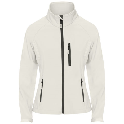 ANTARTIDA WOMENS SOFTSHELL JACKET in Pearl White