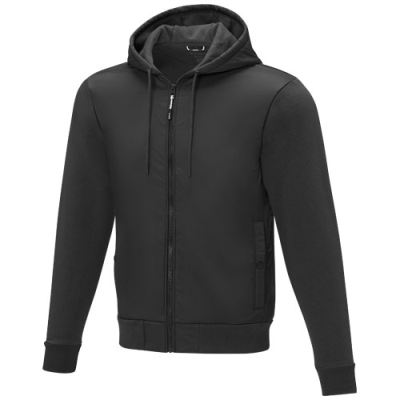 DARNELL MENS HYBRID JACKET in Solid Black