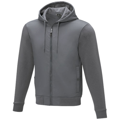 DARNELL MENS HYBRID JACKET in Steel Grey