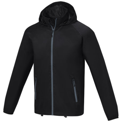 DINLAS MENS LIGHTWEIGHT JACKET in Solid Black