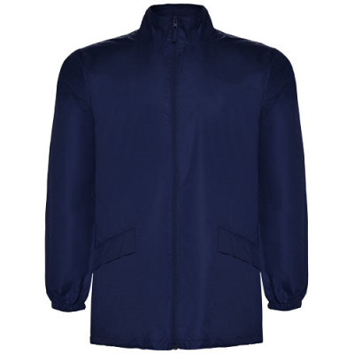 ESCOCIA UNISEX LIGHTWEIGHT RAIN JACKET in Navy Blue