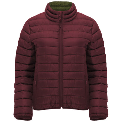 FINLAND WOMENS THERMAL INSULATED JACKET in Garnet