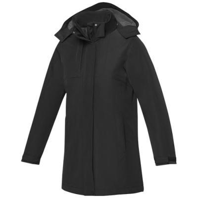 HARDY LADIES THERMAL INSULATED PARKA in Solid Black