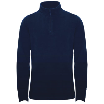 HIMALAYA WOMENS QUARTER ZIP FLEECE JACKET in Navy Blue