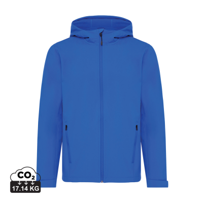 IQONIQ MAKALU MEN RECYCLED POLYESTER SOFT SHELL JACKET in Royal Blue