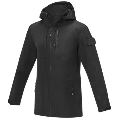 KAI UNISEX LIGHTWEIGHT GRS RECYCLED CIRCULAR JACKET in Solid Black