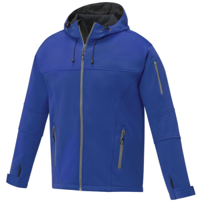 MATCH MENS SOFTSHELL JACKET in Blue