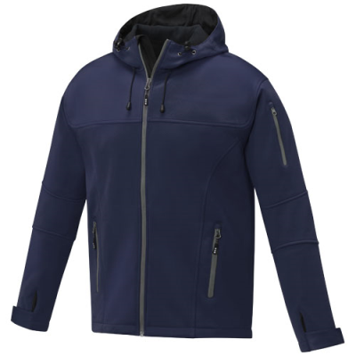 MATCH MENS SOFTSHELL JACKET in Navy