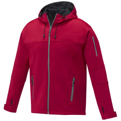 MATCH MENS SOFTSHELL JACKET in Red