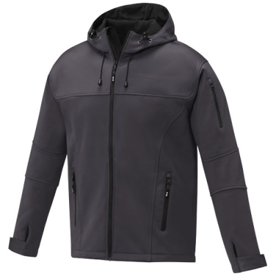 MATCH MENS SOFTSHELL JACKET in Storm Grey