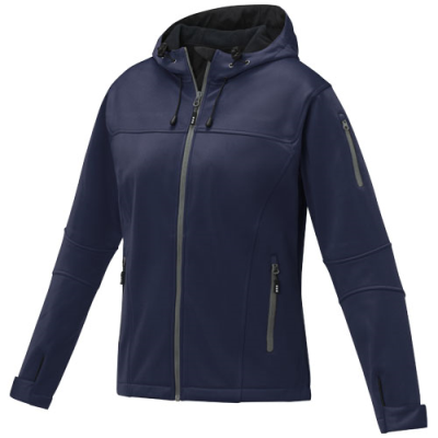 MATCH WOMENS SOFTSHELL JACKET in Navy