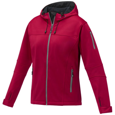 MATCH WOMENS SOFTSHELL JACKET in Red