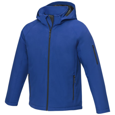 NOTUS MENS PADDED SOFTSHELL JACKET in Blue