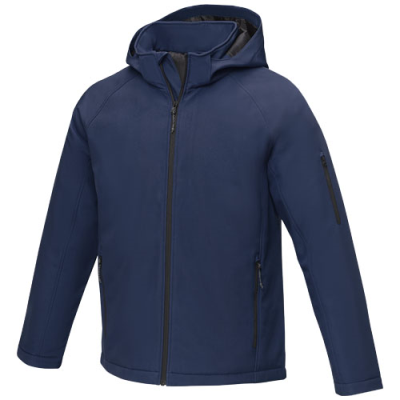 NOTUS MENS PADDED SOFTSHELL JACKET in Navy