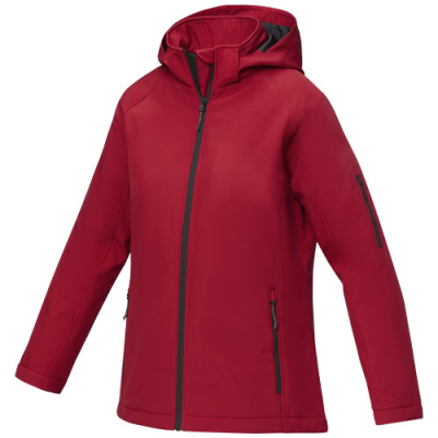 NOTUS WOMENS PADDED SOFTSHELL JACKET in Red