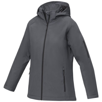 NOTUS WOMENS PADDED SOFTSHELL JACKET in Storm Grey