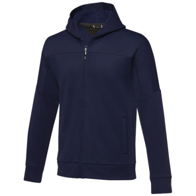 NUBIA MENS PERFORMANCE FULL ZIP KNIT JACKET in Navy