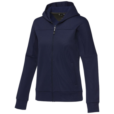 NUBIA WOMENS PERFORMANCE FULL ZIP KNIT JACKET in Navy