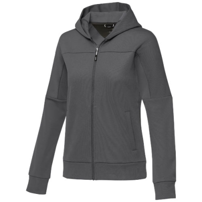 NUBIA WOMENS PERFORMANCE FULL ZIP KNIT JACKET in Storm Grey