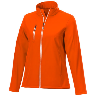 ORION WOMENS SOFTSHELL JACKET in Orange