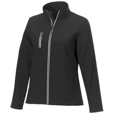 ORION WOMENS SOFTSHELL JACKET in Solid Black