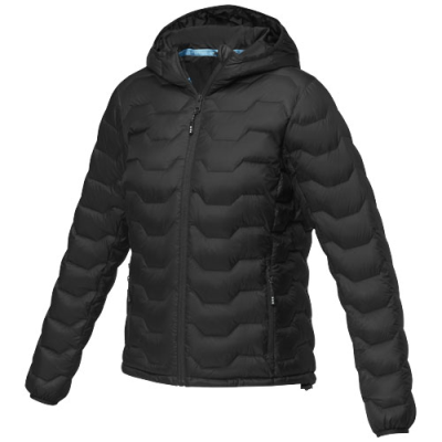 PETALITE LADIES GRS RECYCLED THERMAL INSULATED DOWN JACKET in Solid Black