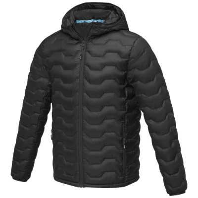 PETALITE MENS GRS RECYCLED THERMAL INSULATED DOWN JACKET in Solid Black