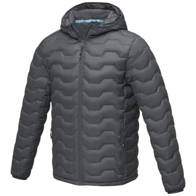 PETALITE MENS GRS RECYCLED THERMAL INSULATED DOWN JACKET in Storm Grey