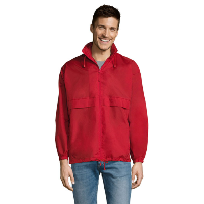 SURF UNISEX WINDBREAKER in Red