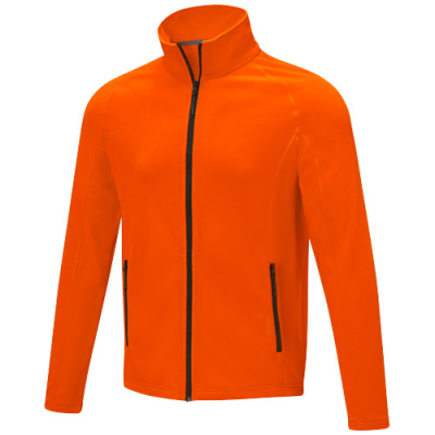 ZELUS MENS FLEECE JACKET in Orange