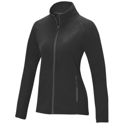 ZELUS WOMENS FLEECE JACKET in Solid Black