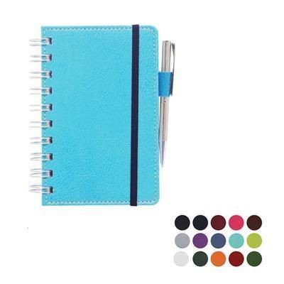 DELUXE A6 WIRO NOTE BOOK BELLUNO PU COLOURS