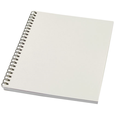 DESK-MATE® A5 COLOUR SPIRAL NOTE BOOK in Ivory White