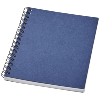 DESK-MATE® A6 COLOUR SPIRAL NOTE BOOK in Dark Blue