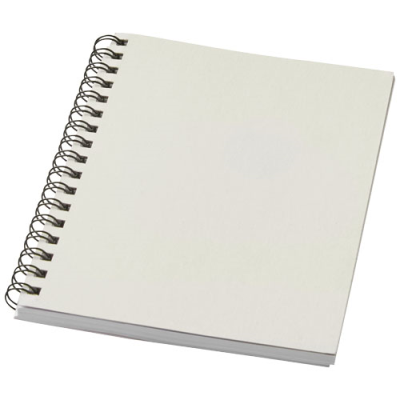 DESK-MATE® A6 COLOUR SPIRAL NOTE BOOK in Ivory White