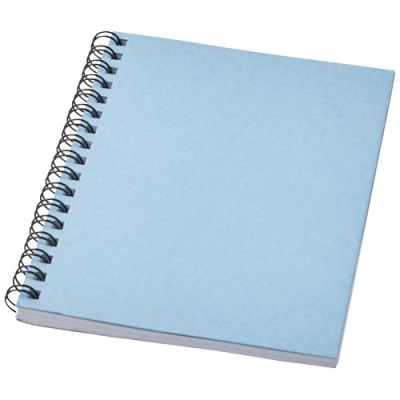 DESK-MATE® A6 COLOUR SPIRAL NOTE BOOK in Light Blue