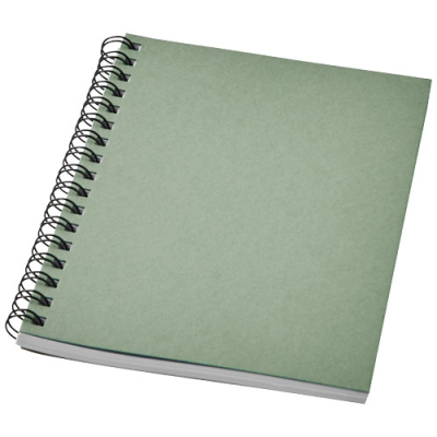 DESK-MATE® A6 COLOUR SPIRAL NOTE BOOK in Pale Green