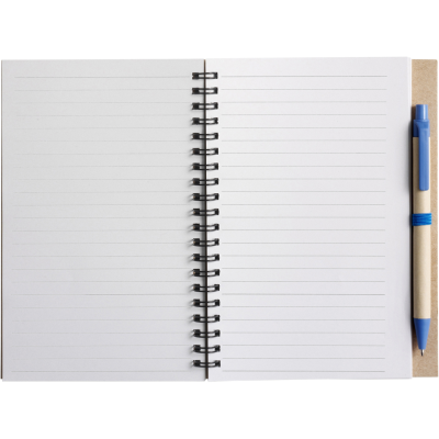 NOTE BOOK with Ball Pen in Light Blue