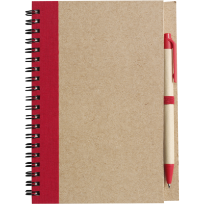 NOTE BOOK with Ball Pen in Red