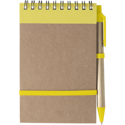 RECYCLED NOTE BOOK in Yellow