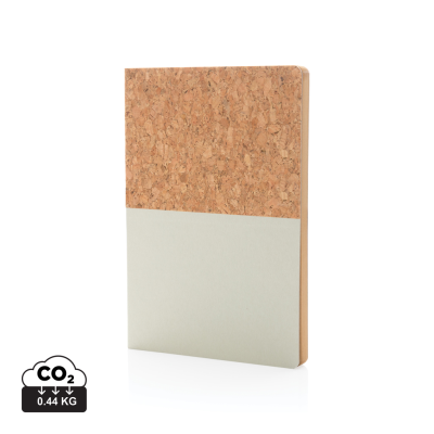 A5 CORK & KRAFT NOTE BOOK in Off White