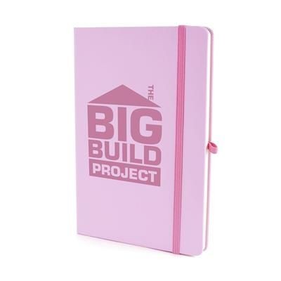 A5 MOLE NOTE BOOK in Pastel Pink