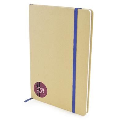 A5 NATURAL NEBRASKA RECYCLED NOTE BOOK in Blue