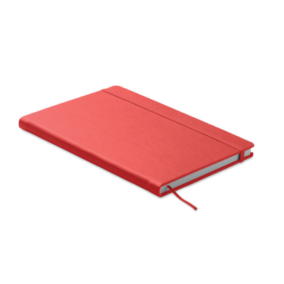 A5 RECYCLED PAGE NOTE BOOK in Red