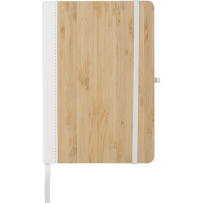 BAMBOO NOTE BOOK in White