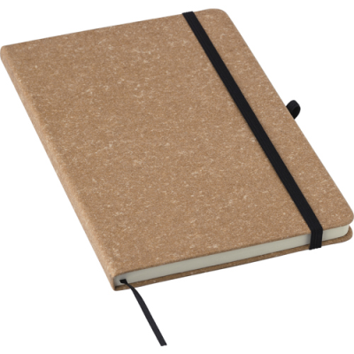 BONDED LEATHER NOTE BOOK (A5) in Brown