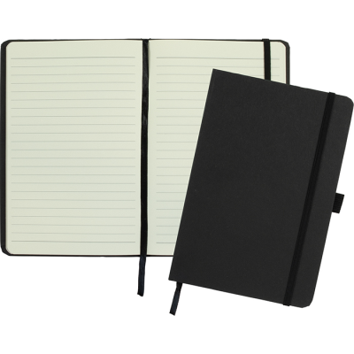 BROADSTAIRS ECO A5 KRAFT PAPER NOTE BOOK in Black