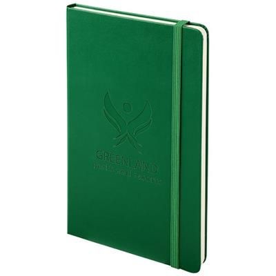 CLASSIC L HARD COVER NOTE BOOK - RULED in Oxide Green