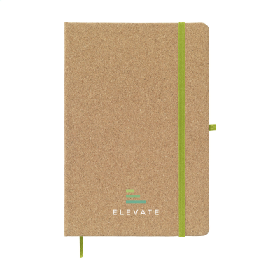 CORKNOTE A5 PAPER NOTE BOOK in Green