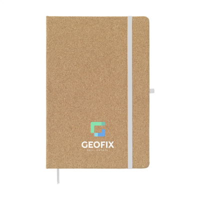 CORKNOTE A5 PAPER NOTE BOOK in White